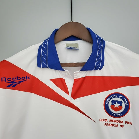 Camiseta Chile Visitante 1998 | Retro Mundial Francia