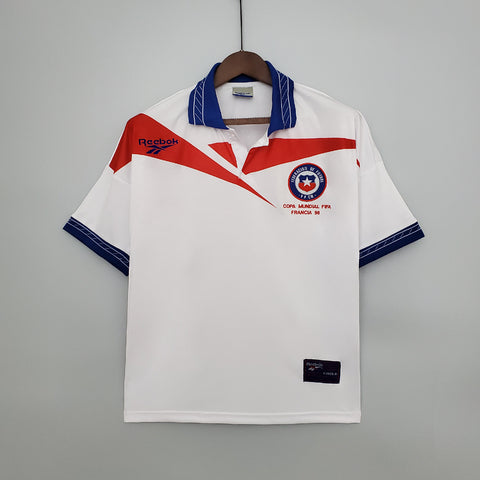 Camiseta Chile Visitante 1998 | Retro Mundial Francia