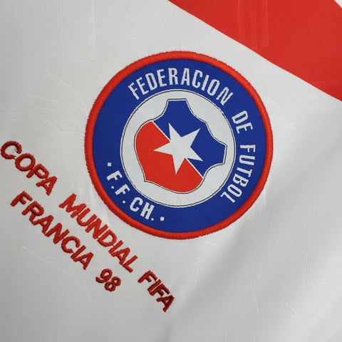Camiseta Chile Visitante 1998 | Retro Mundial Francia